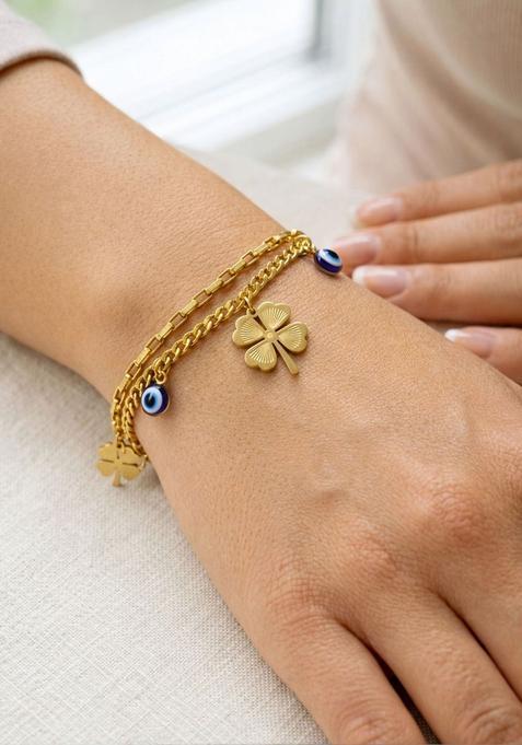 Golden Alloy Bracelet