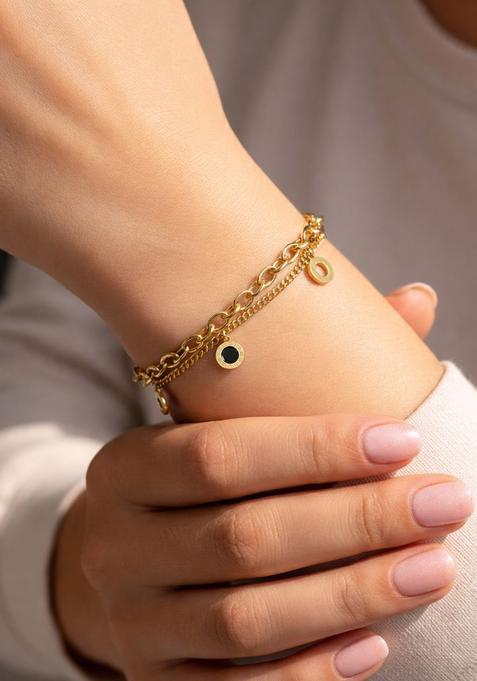 Golden Alloy Bracelet