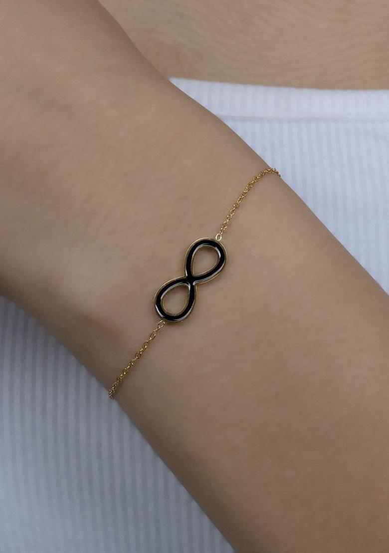 Golden Alloy Bracelet - Indya