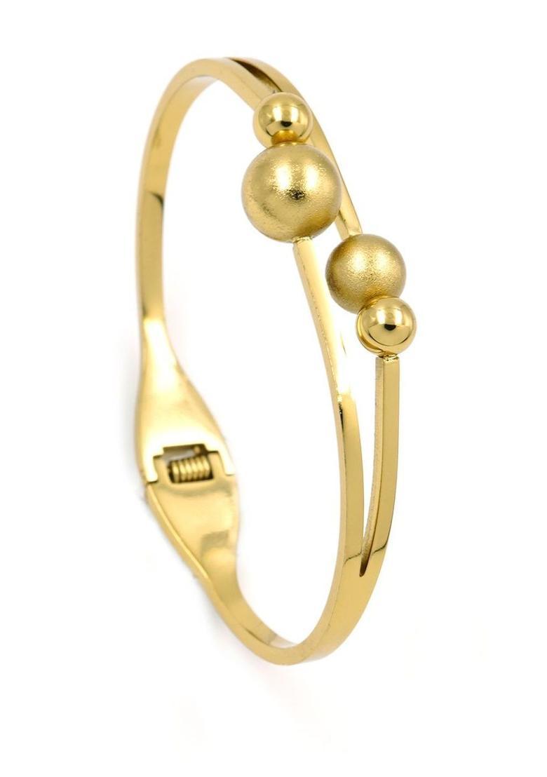 Golden Alloy Bracelet - Indya