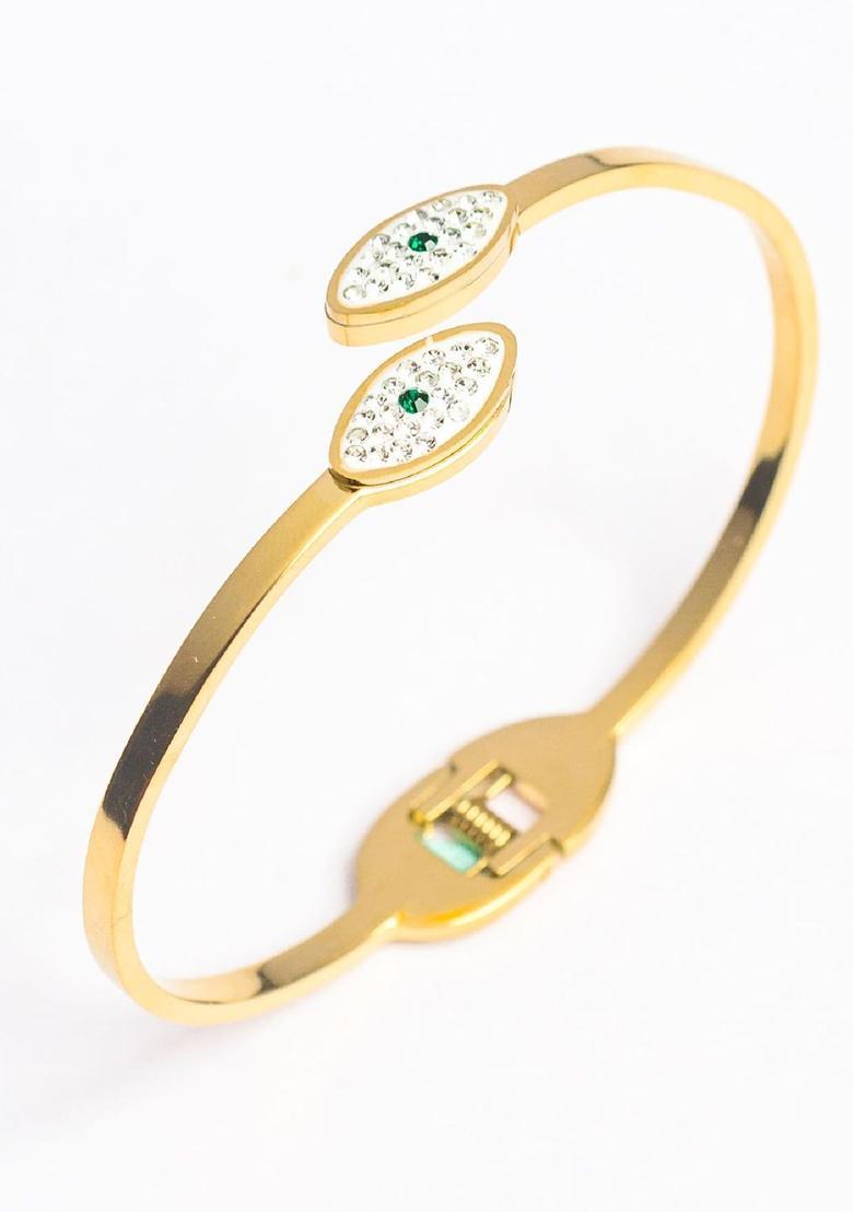 Golden Alloy Bracelet - Indya