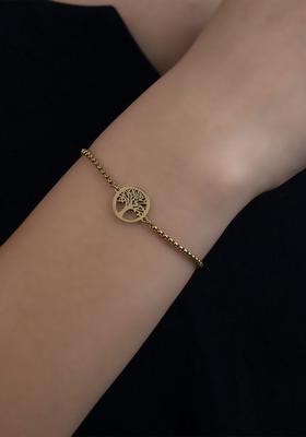 Golden Alloy Bracelet