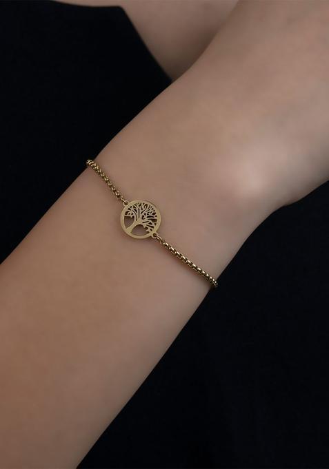 Golden Alloy Bracelet