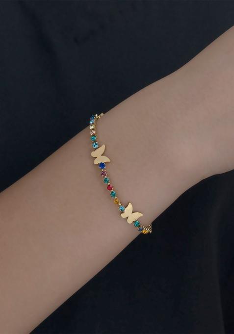 Golden Alloy Bracelet