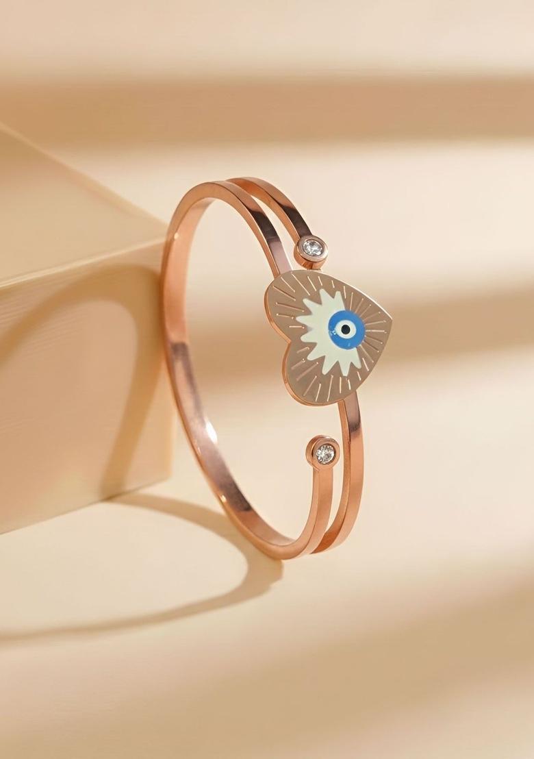 Golden Alloy Bracelet - Indya