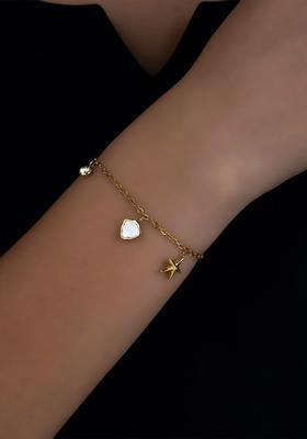 Golden Alloy Bracelet