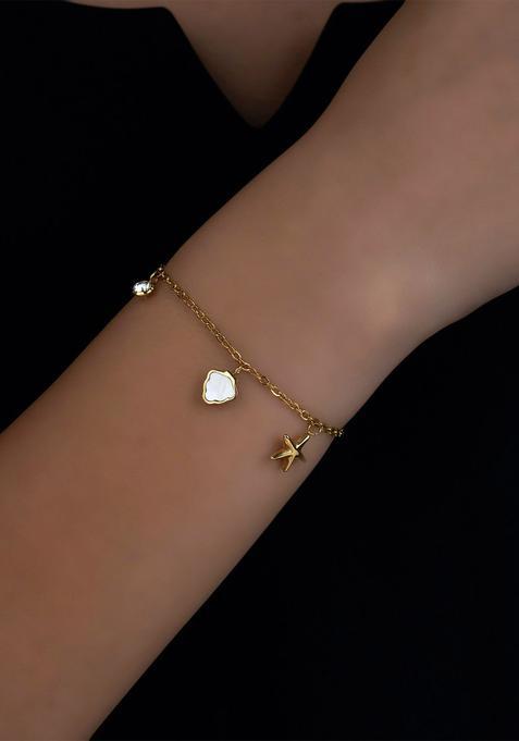 Golden Alloy Bracelet