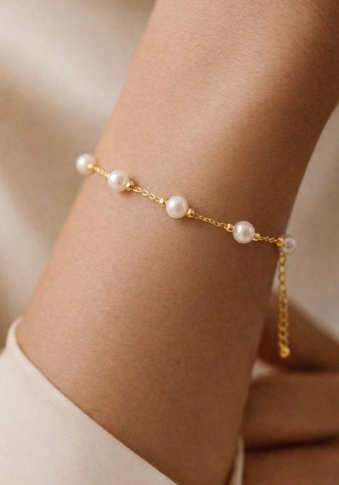 Golden Alloy Bracelet
