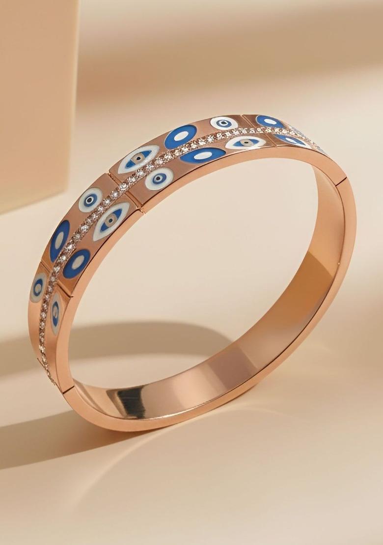 Golden Alloy Bracelet - Indya