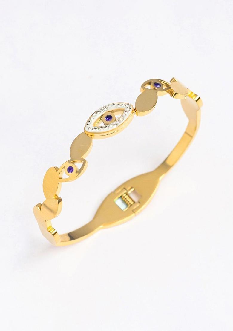 Golden Alloy Bracelet - Indya