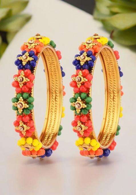 Golden Alloy Bangles
