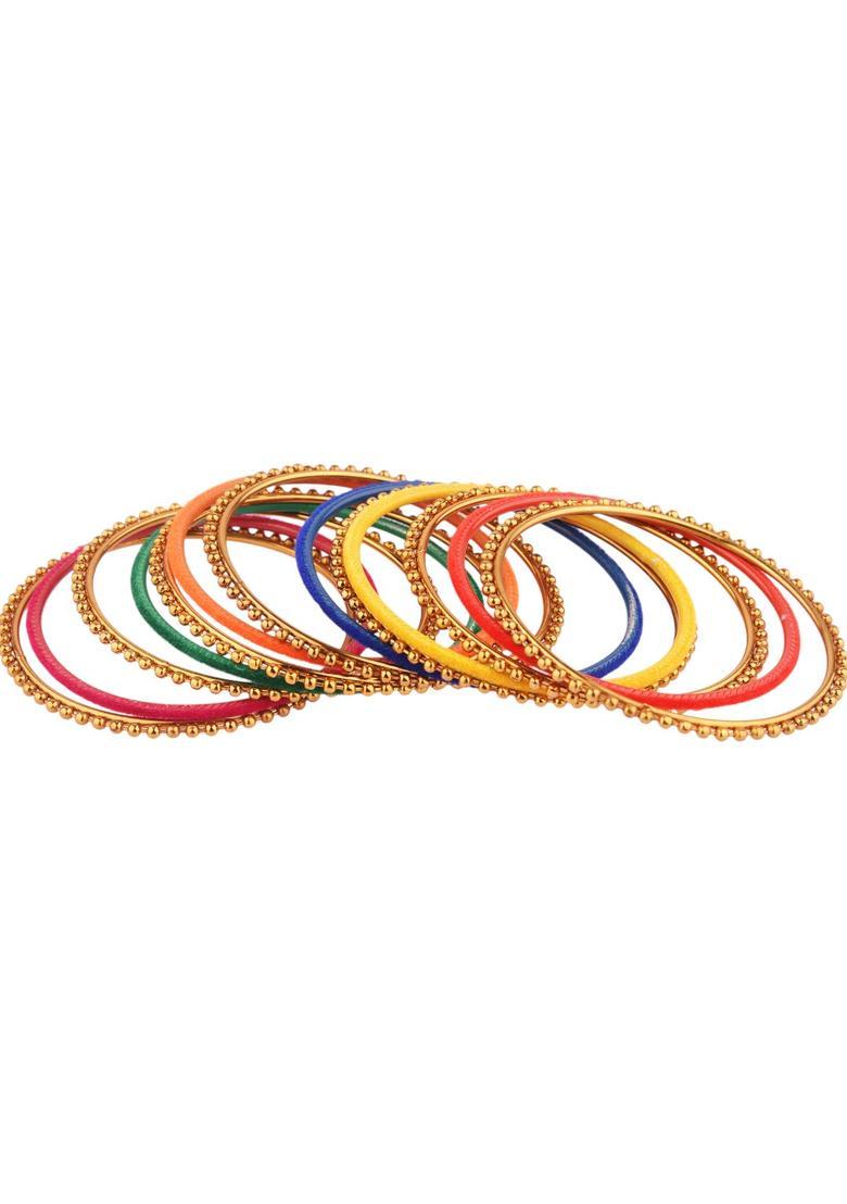 Multicolor Alloy Bangles - Indya