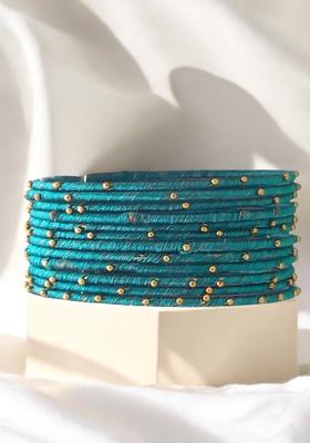 Blue Alloy Bangles