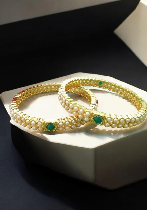Golden Alloy Bangles