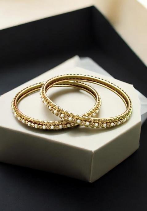 Golden Alloy Bangles