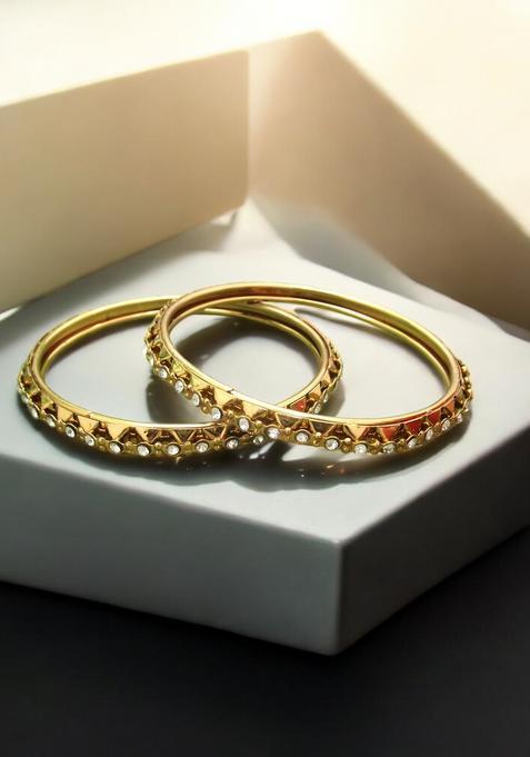 Golden Alloy Bangles