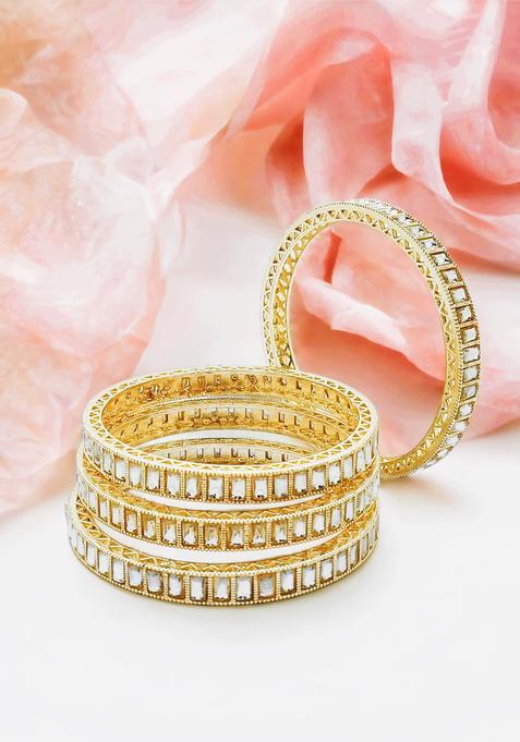 Golden Alloy Bangles