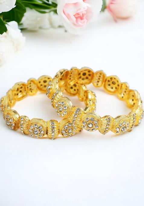 Golden Alloy Bangles