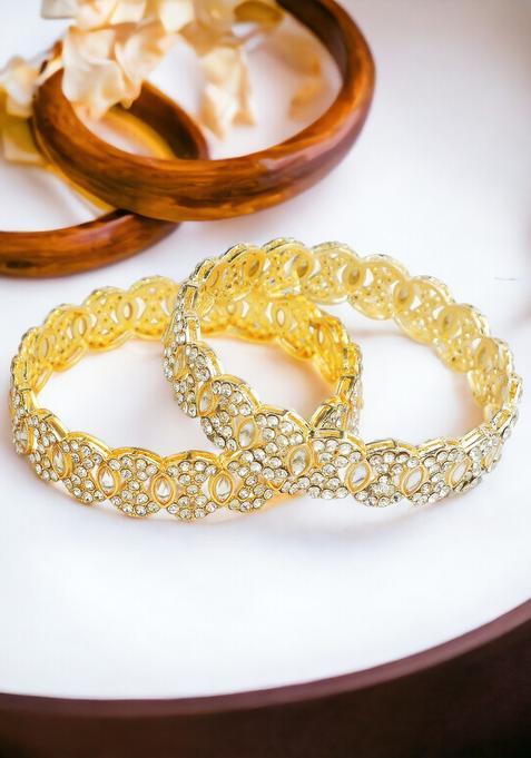 Golden Alloy Bangles