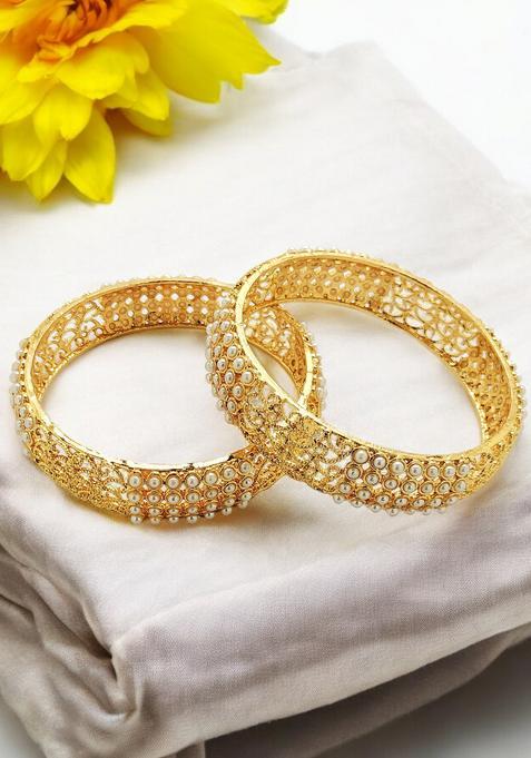 Golden Alloy Bangles