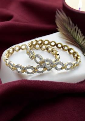 Golden Alloy Bangles
