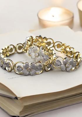 Golden Alloy Bangles
