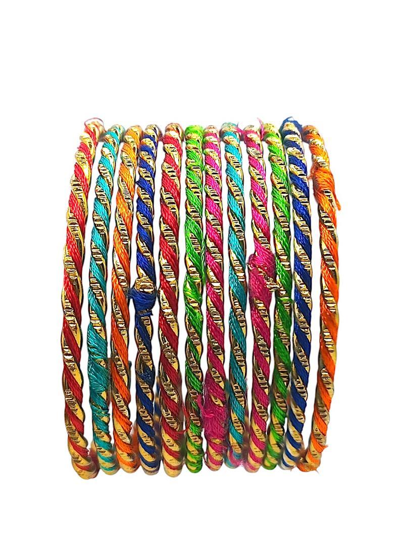 Multicolor Alloy Bangles - Indya