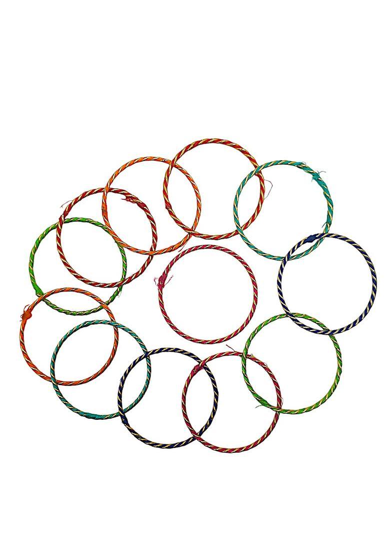 Multicolor Alloy Bangles - Indya