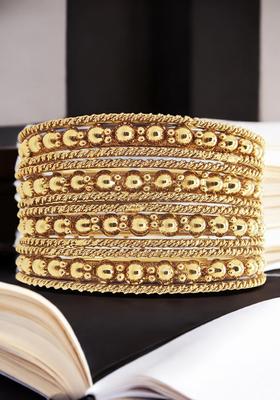 Golden Alloy Bangles