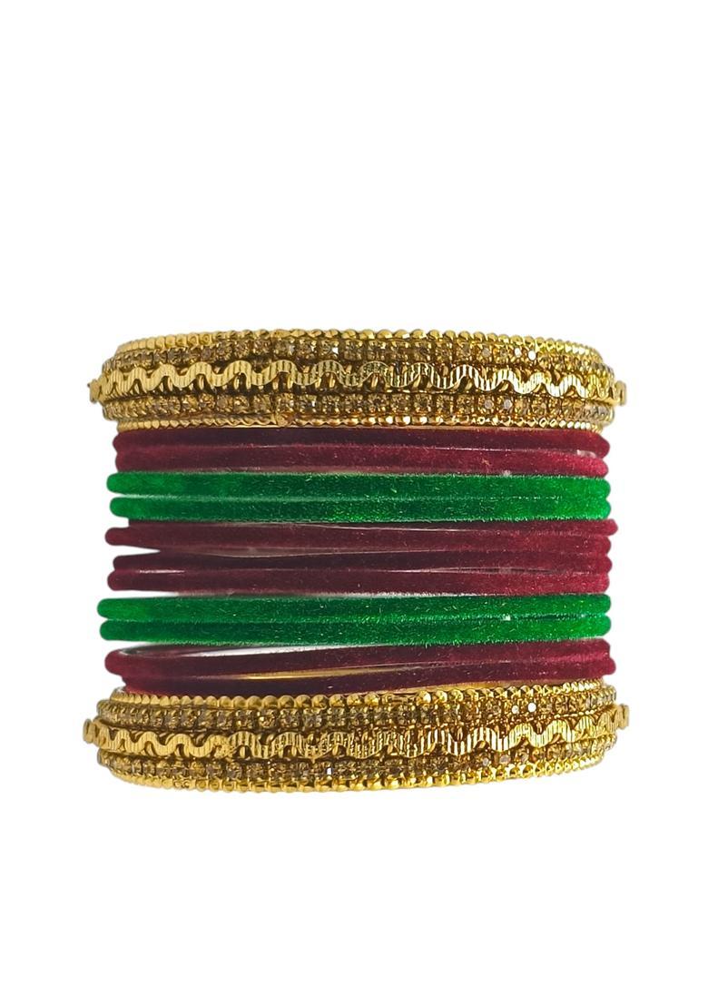 Multicolor Alloy Bangles - Indya