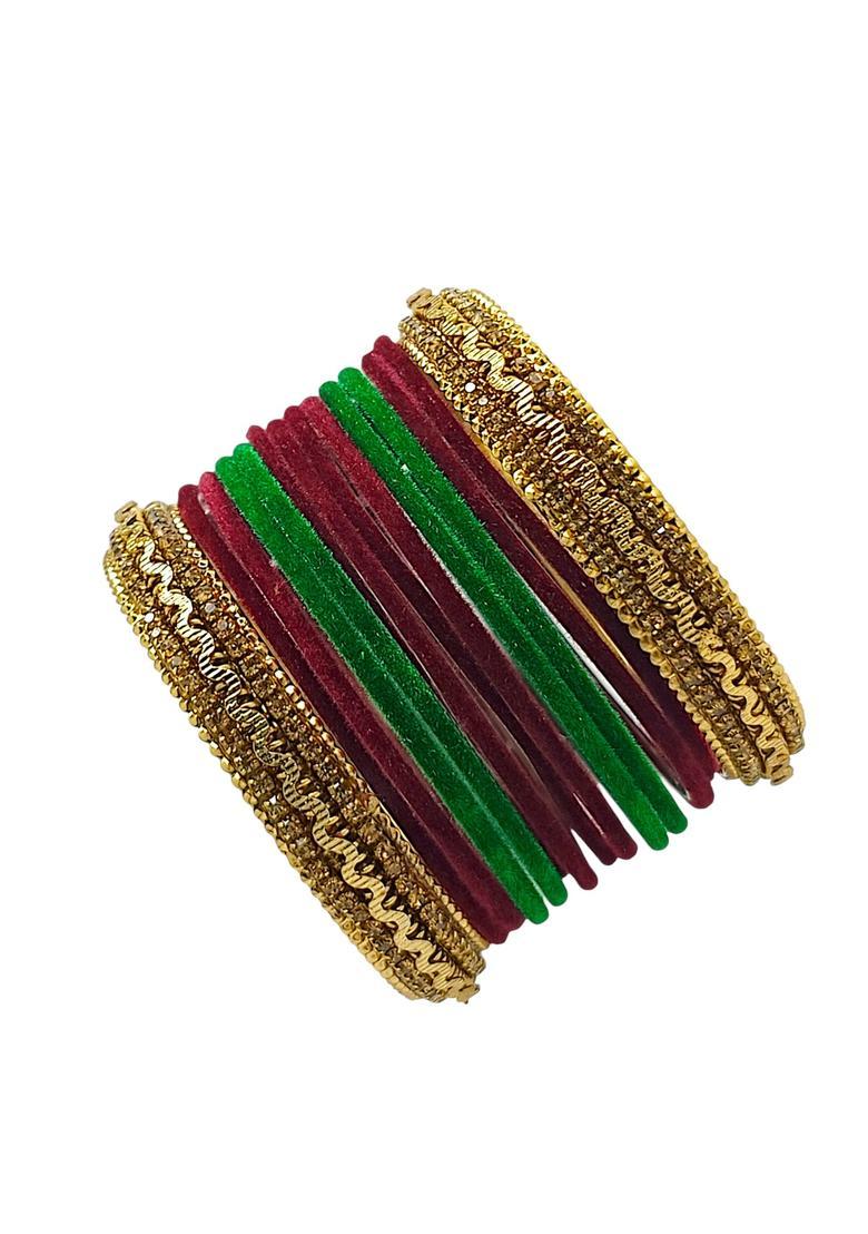 Multicolor Alloy Bangles - Indya