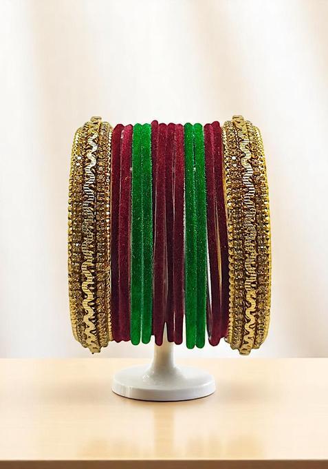 Multicolor Alloy Bangles