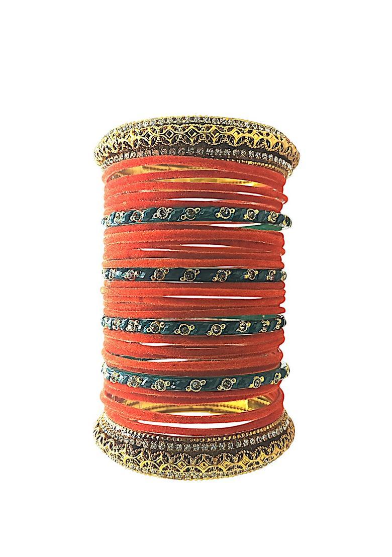 Multicolor Alloy Bangles - Indya