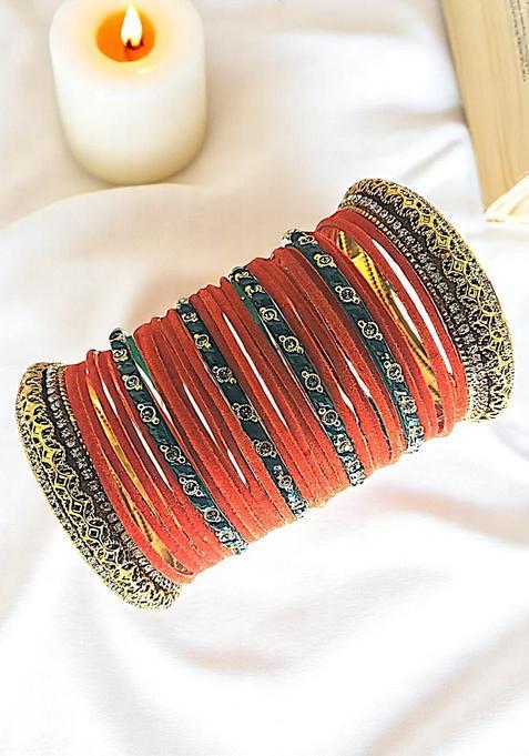 Multicolor Alloy Bangles