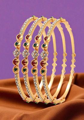 Golden Alloy Bangles