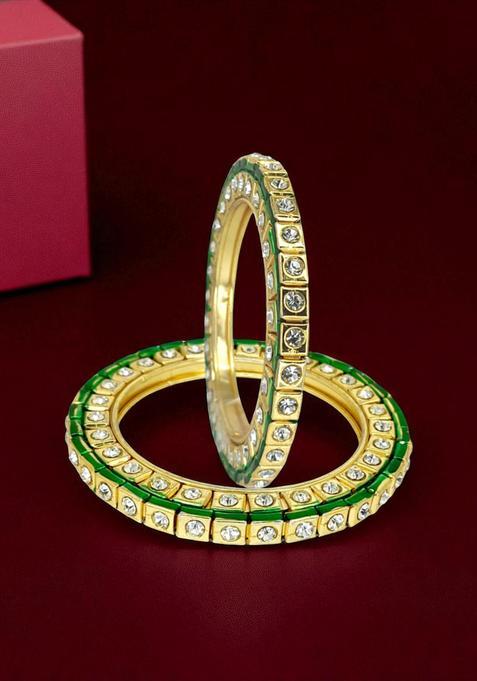 Golden Alloy Bangles