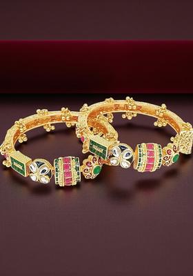 Golden Alloy Bangles