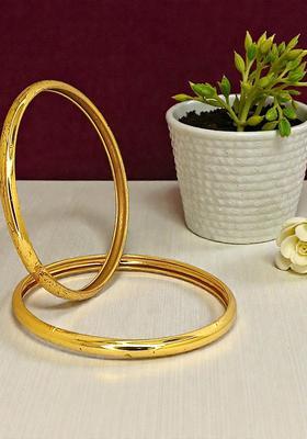 Golden Alloy Bangles