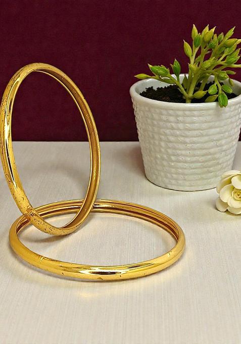 Golden Alloy Bangles