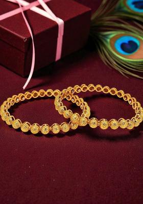 Golden Alloy Bangles