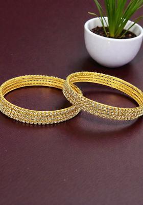 Golden Alloy Bangles