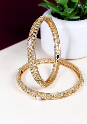 Rose Gold Alloy Bangles