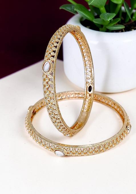 Rose Gold Alloy Bangles