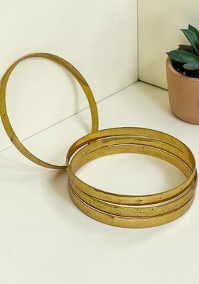 Golden Alloy Bangles