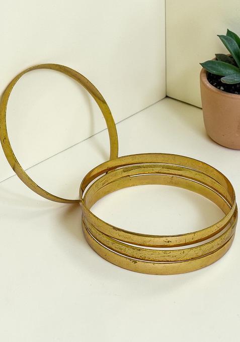 Golden Alloy Bangles