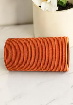 Orange Alloy Bangles