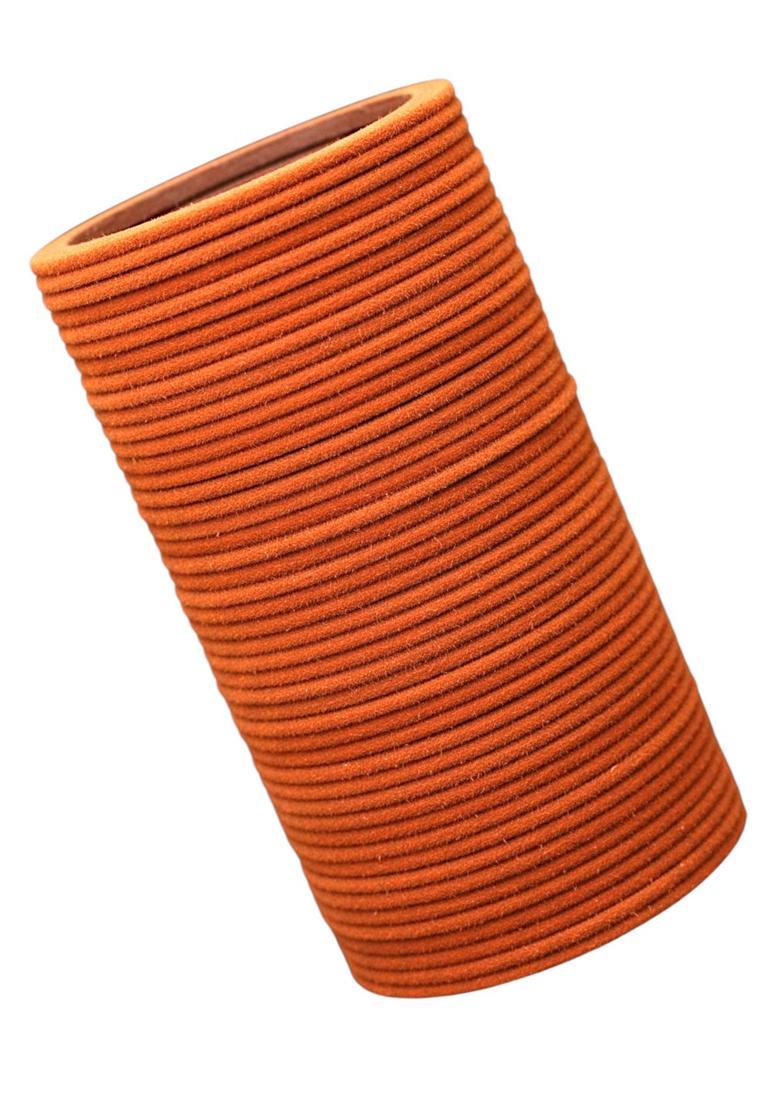 Orange Alloy Bangles - Indya