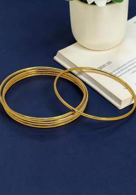 Golden Alloy Bangles