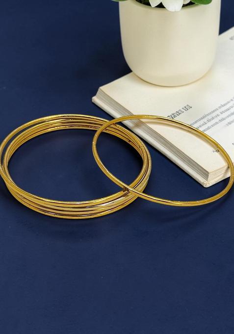 Golden Alloy Bangles