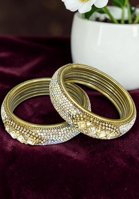 Golden Alloy Bangles